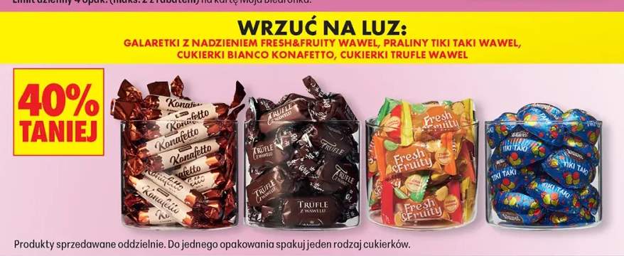 Galaretki z nadzieniem Fresh & Fruity Wawel luz