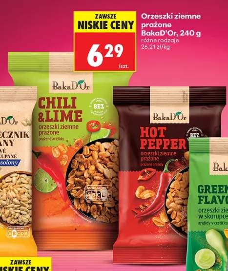 Orzeszki ziemne prażone Hot Pepper BakaD'Or