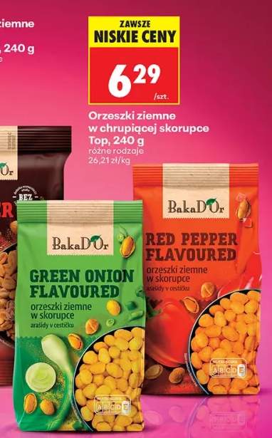 Orzeszki ziemne w chrupiącej skorupce Red Pepper Flavoured BakaD'Or Top