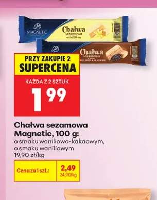 Chałwa sezamowa o smaku waniliowym Magnetic