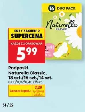 Podpaski Naturella Classic 16 szt.