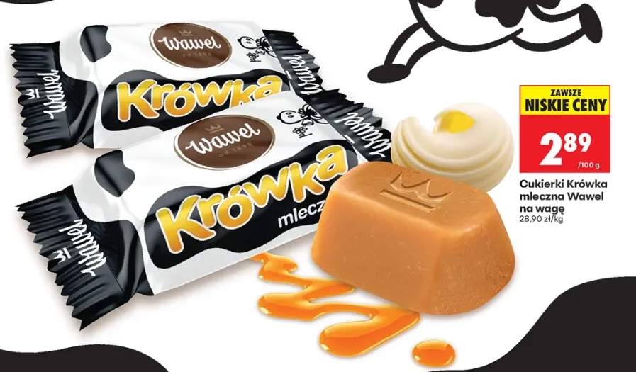 Cukierki Krówka mleczna Wawel na wagę