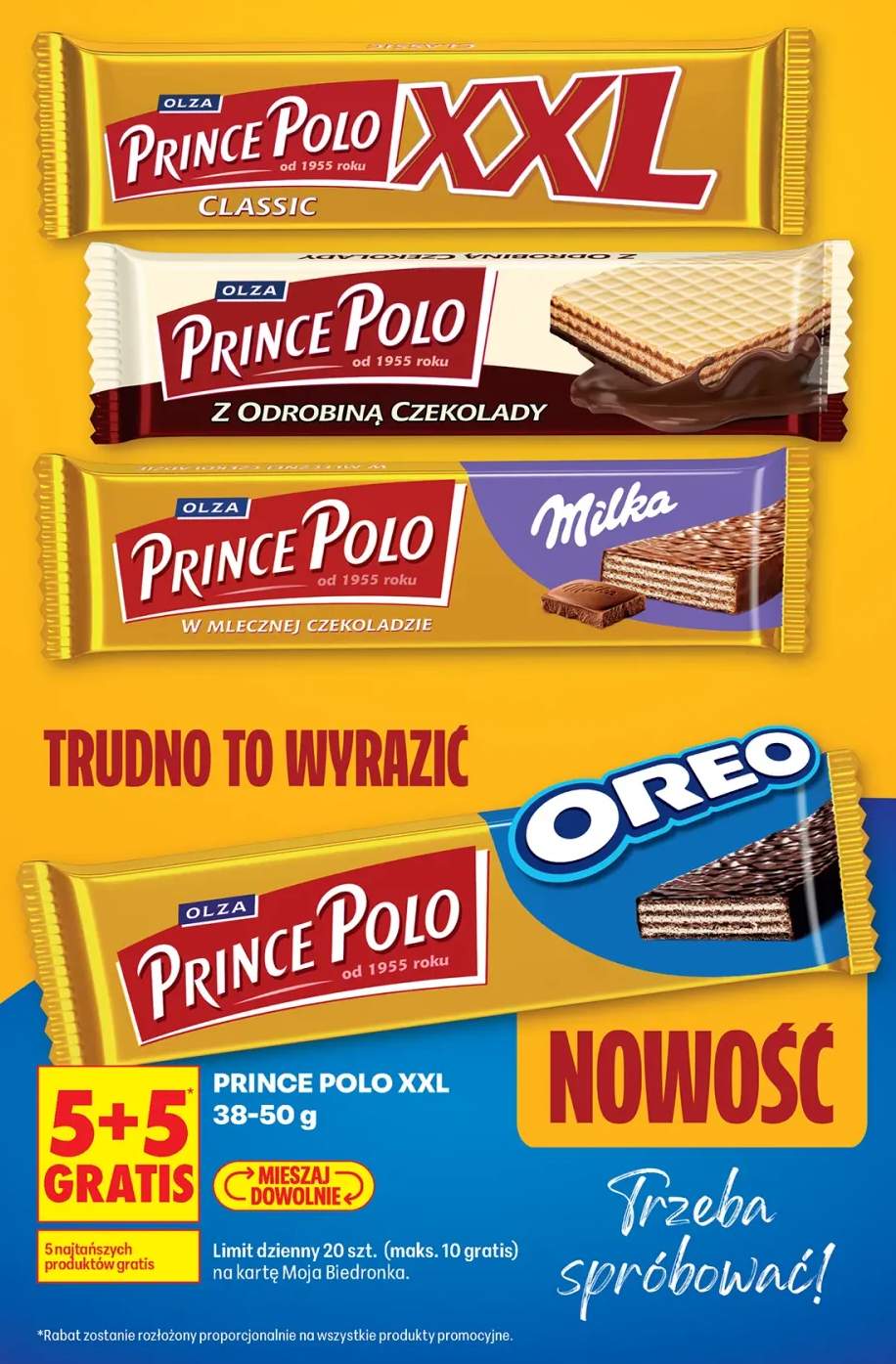 Wafel Prince Polo XXL Z Odrobiną Czekolady