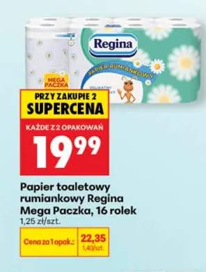 Papier toaletowy rumiankowy Regina Mega Paczka