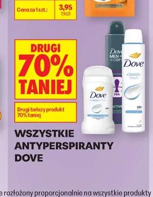Antyperspirant w spray'u Dove Classic Fresh