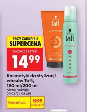 Pianka do stylizacji włosów Taft Volume