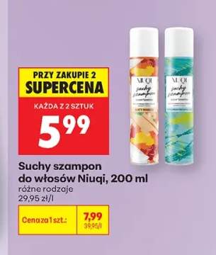 Suchy szampon do włosów Niuqi Original Freshness