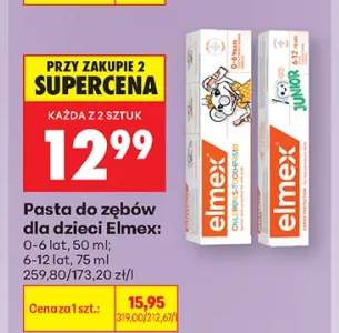 Pasta do zębów dla dzieci Elmex 6-12 lat
