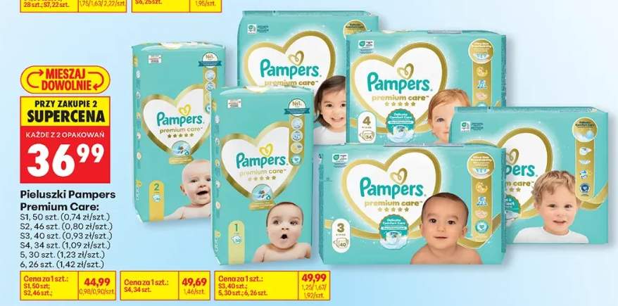 Pieluszki Pampers Premium Care S4