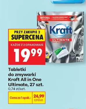Tabletki do zmywarki Kraft Ultimate All in One 27-pak