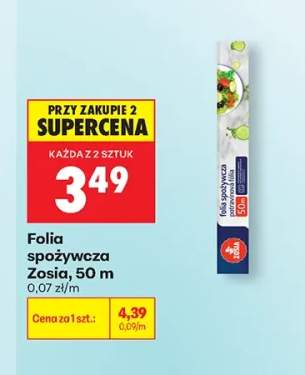 Folia spożywcza Zosia 50 m