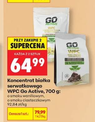 Koncentrat białka serwatkowego WPC Go Active o smaku ciasteczkowym