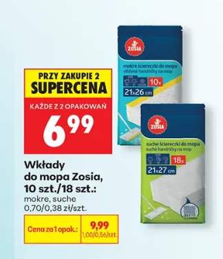 Wkłady do mopa suche Zosia