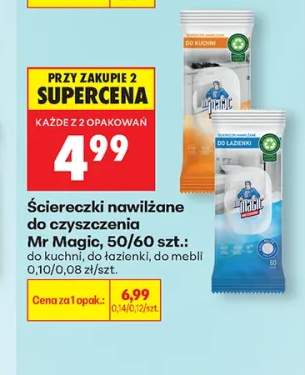 Ściereczki nawilżane do czyszczenia do kuchni Mr Magic