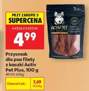 Przysmak dla psa filety z kaczki Activ Pet Plus 100 g