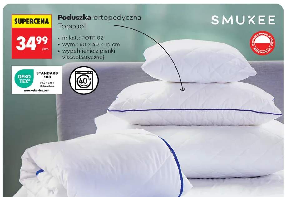 Poduszka ortopedyczna Smukee Topcool