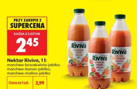 Nektar Riviva Marchew Malina Jabłko