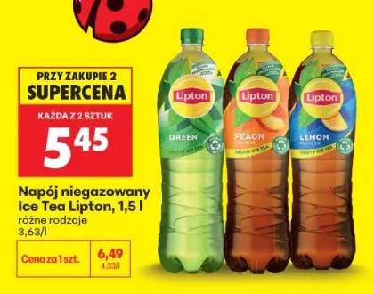 Napój niegazowany Ice Tea Lipton Lemon