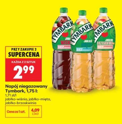 Napój niegazowany Tymbark jabłko-mięta