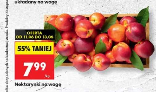 Nektarynki na wagę