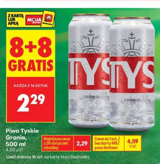 Piwo Tyskie Gronie