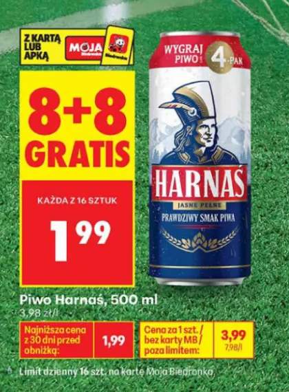 Piwo Harnaś Jasne Pełne