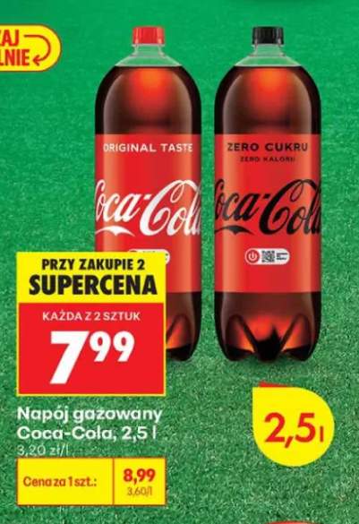 Napój gazowany Coca-Cola Original Taste +1 wariant