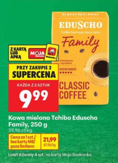 Kawa mielona Tchibo Eduscho Family