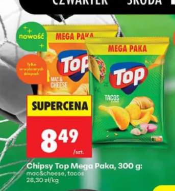 Chipsy Top Mega Paka mac&cheese +1 wariant