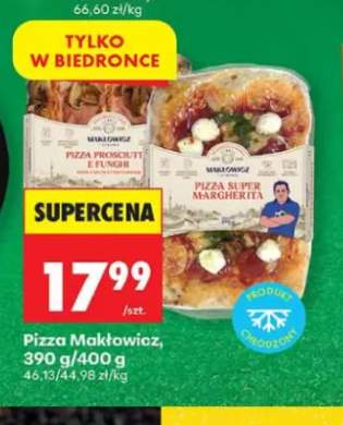 Pizza Makłowicz i Synowie Prosciutto e Funghi +1 wariant