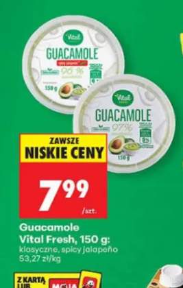 Guacamole klasyczne Vital Fresh +1 wariant