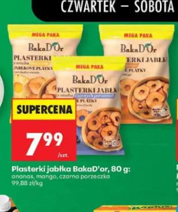 Plasterki jabłka o smaku ananasa BakaD'Or +2 warianty