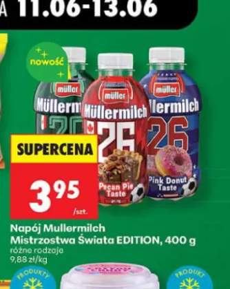 Napój mleczny Müller Müllermilch Pecan Pie Taste +1 wariant