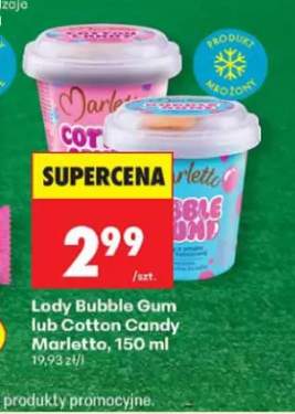 Lody Marletto Bubble Gum +1 wariant