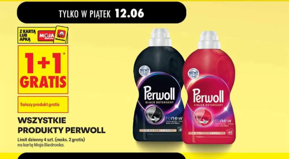 Płyn do prania Perwoll Black Detergent +2 warianty