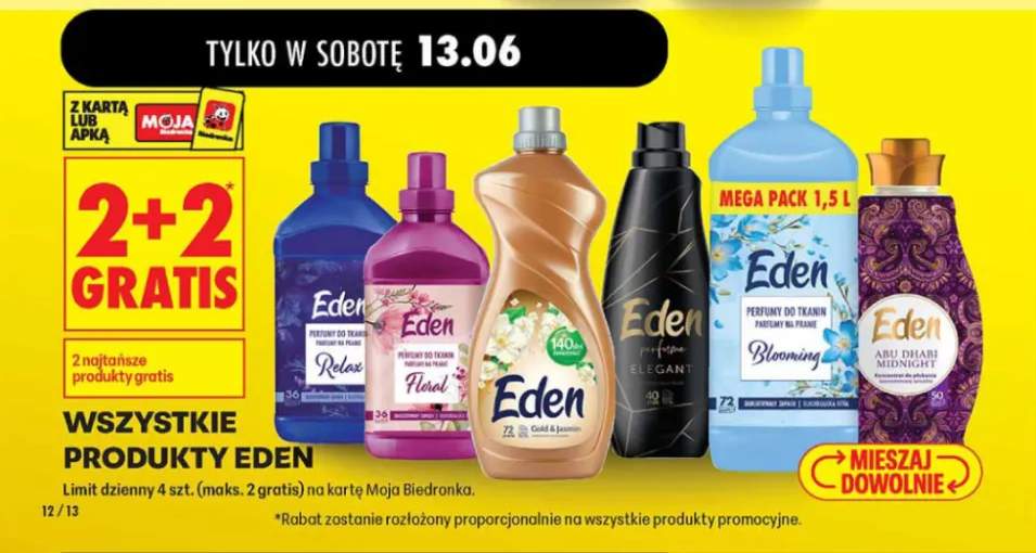 Perfumy do tkanin Eden Relax +6 wariantów