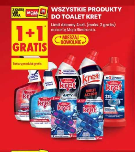 Produkty do toalet Kret