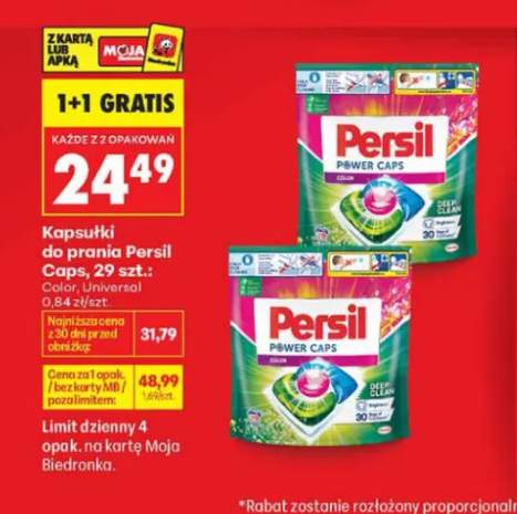 Kapsułki do prania Persil Power Caps Color +1 wariant