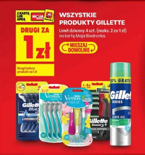 Maszynki do golenia jednorazowe Gillette Blue3 Comfort +5 wariantów