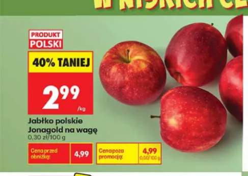 Jabłko polskie Jonagold na wagę