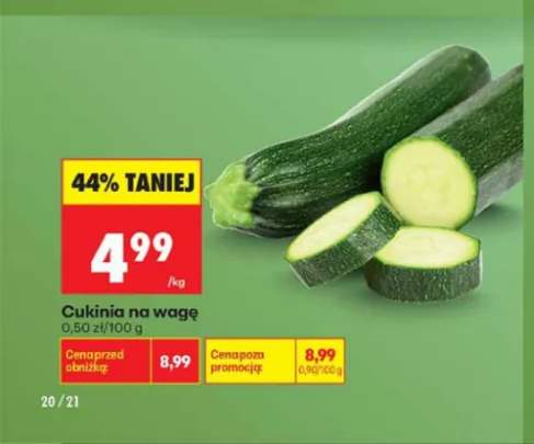 Cukinia na wagę
