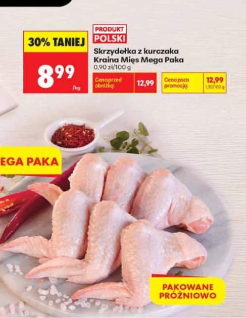 Skrzydełka z kurczaka Kraina Mięs Mega Paka