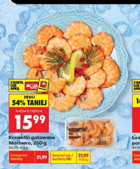 Krewetki gotowane Marinero