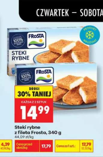 Steki rybne z fileta Frosta