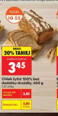 Chleb żytni 100% bez dodatku drożdży