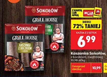 Kaszanka Sokołów z boczkiem +1 wariant