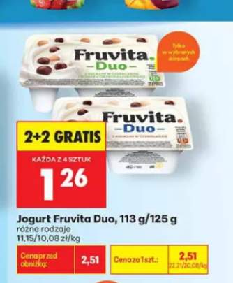 Jogurt Fruvita Duo