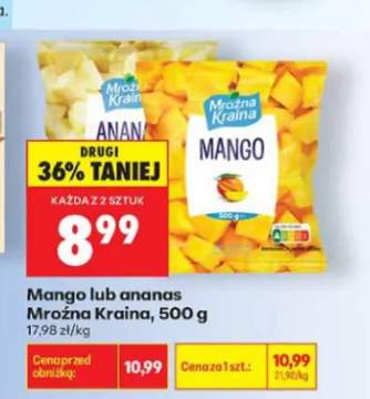 Mango mrożone Mroźna Kraina +1 wariant