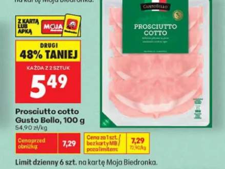 Prosciutto cotto Gusto Bello