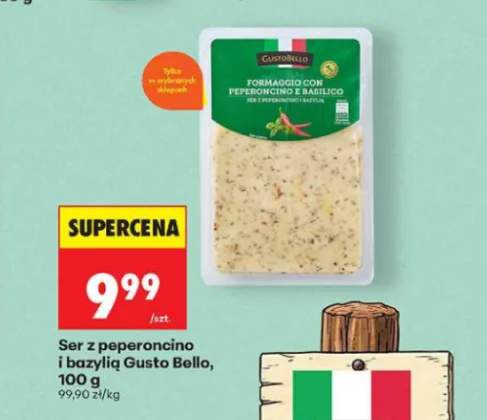 Ser z peperoncino i bazylią Gusto Bello